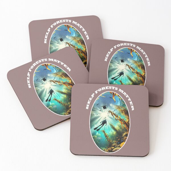 Item preview, SCUBA Diving Diver Underwater Silhouette with Turtle, Fish, and Kelp URM designed and sold by urmaddad.
