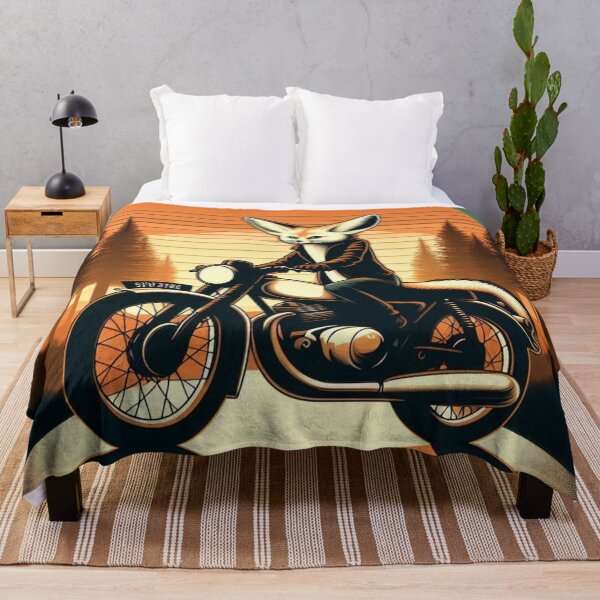 Item preview, Motorcycle Fox – Forest Ride Illustration designed and sold by Dogandesighn.