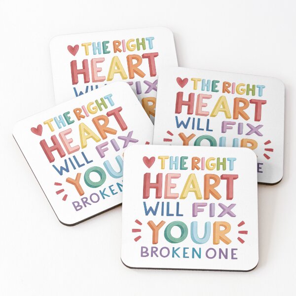Item preview, The Right Heart Will Fix Your Broken One designed and sold by nimmitrends.