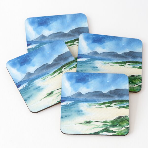 Item preview, Cerulean Shoreline - Coastal Beach Art  designed and sold by Cass Harker Studio.