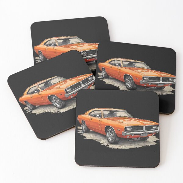 Item preview, Geometric Classic American Muscle Car Art designed and sold by Tklezardesigns.