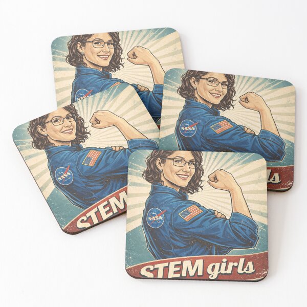 Item preview, Mother of All STEM Girls – Retro Science Power designed and sold by HeyHas.