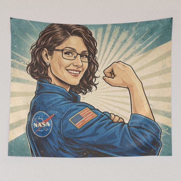 Item preview, Mother of All STEM Girls – Retro Science Power designed and sold by HeyHas.