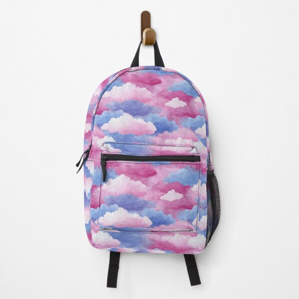Item preview, Dreamy Watercolor Pink Blue Cloud Pattern designed and sold by NicolasGlowArt.