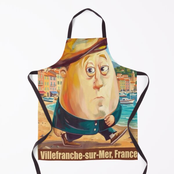 Aperçu de l'œuvre Villefranche-sur-Mer France Travel Art créée et vendue par LeQuirks.