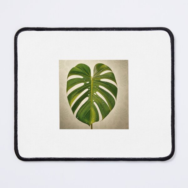 Item preview, Realistic Tropical Monstera Leaf with Dew Drops designed and sold by CreationArt82.