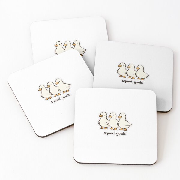 Item preview, Squad Goals Ducks Sticker - Funny Trio Ducklings - Kawaii Best Friends Gift designed and sold by ZYNORAworld.