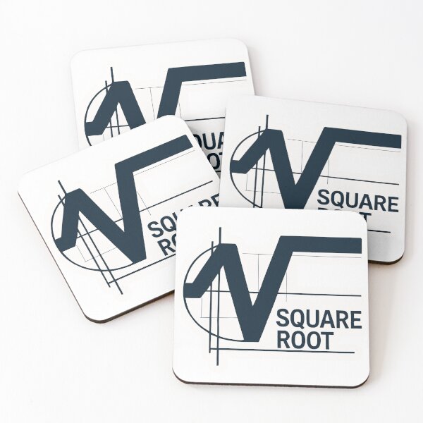 Item preview, Square Root Math T-Shirt - Minimalist Engineering Geometry Graphic Tee designed and sold by MerchlyMike.