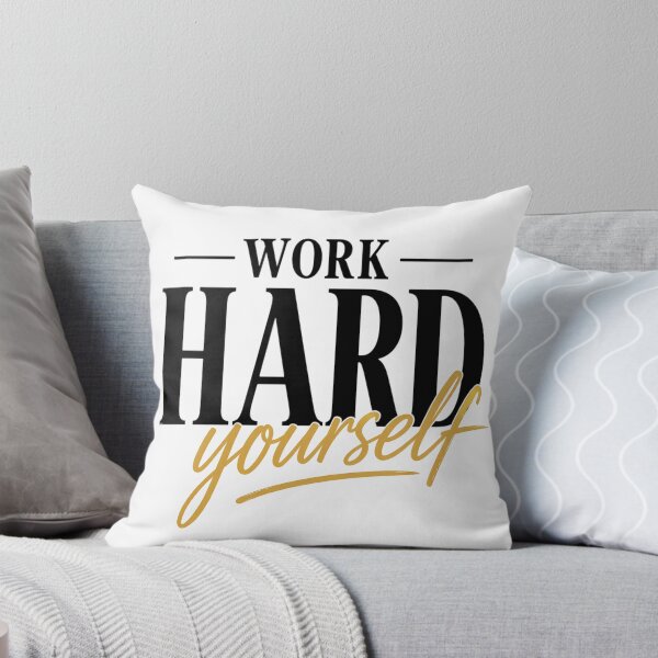 Artikelvorschau, Work Hard Focus Yourself Bold Motivation Design entworfen und verkauft von Wolf Creator.