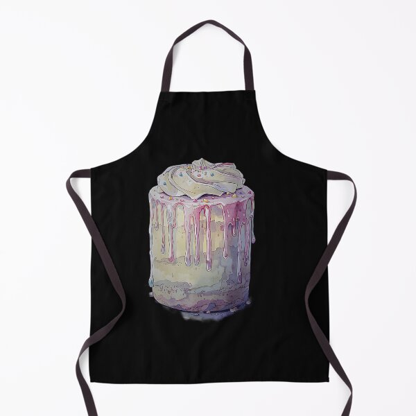 Artikelvorschau, Illustration eines pastellfarbenen Drip Cakes entworfen und verkauft von Creatby7030.