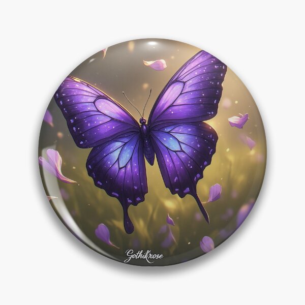 Item preview, Purple Butterfly designed and sold by Gothikrose AI Prints.