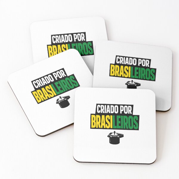 Item preview, Criado Por Brasileiros Shirt – Brazilian Pride Typography designed and sold by POD DYNASTY.