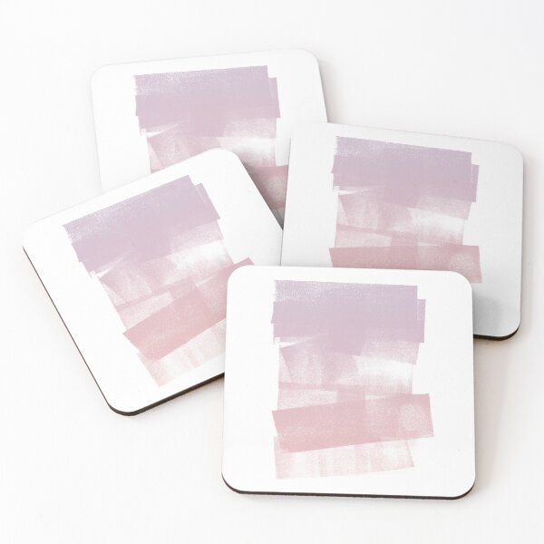 Item preview, Swatch Sample Textured Monoprint - Dust to Rose Gradient designed and sold by Irene Estelle.