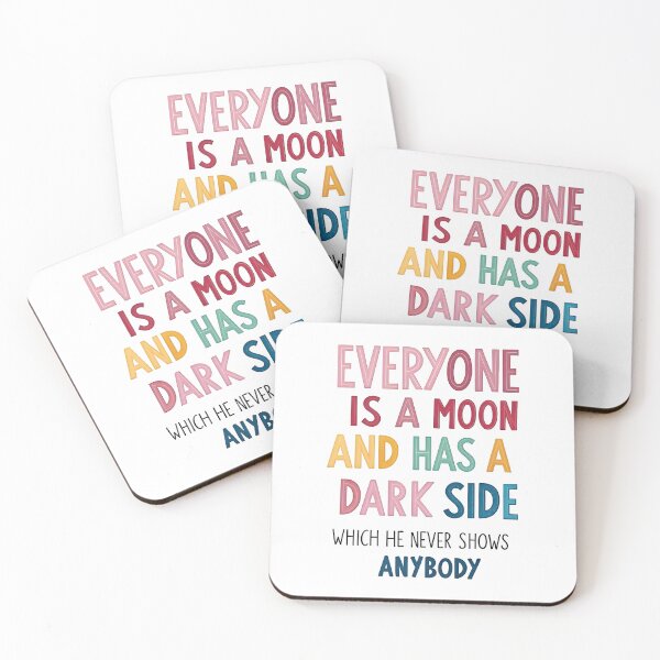 Item preview, Everyone is a moon and has a dark side .. designed and sold by nimmitrends.