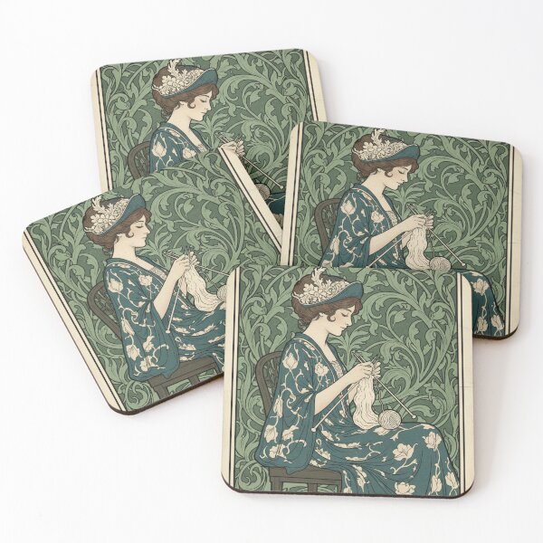 Item preview, Knitting in Silence – Vintage Introverted Humor designed and sold by HeyHas.
