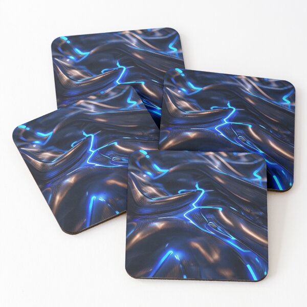 Item preview, Futuristic Carbon Fiber with Electric Blue Energy designed and sold by Sirin1712.