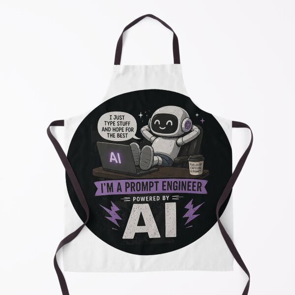 Item preview, I’m Not a Video Editor – I’m a Prompt Engineer Powered by AI Funny T-Shirt designed and sold by EvulAtheng Designs.