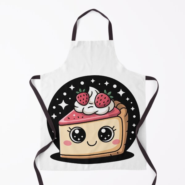 Item preview, Cute Kawaii Strawberry Cheesecake designed and sold by jkrphoto.