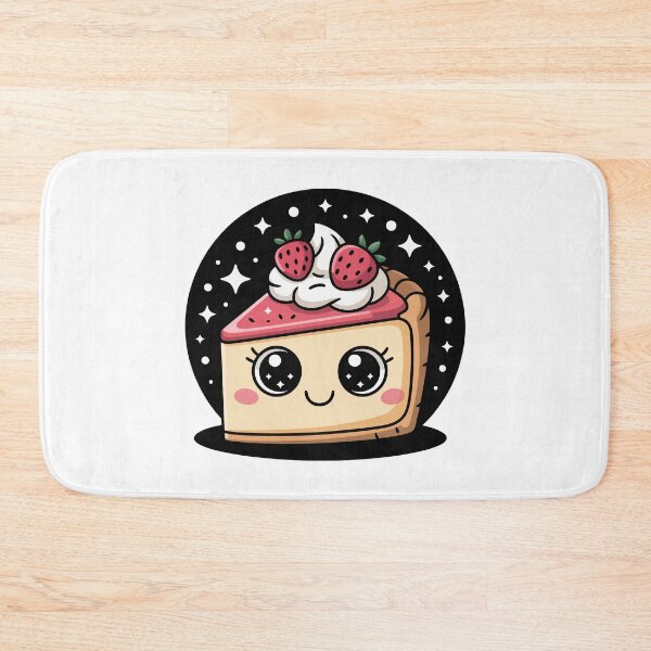 Item preview, Cute Kawaii Strawberry Cheesecake designed and sold by jkrphoto.