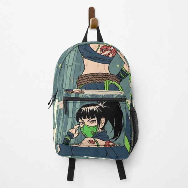 Item preview, Ninja Girl Anime Art Print – Ninja, Bamboo Forest, Japanese Mythology Wall Art designed and sold by ukiyo-beasts.