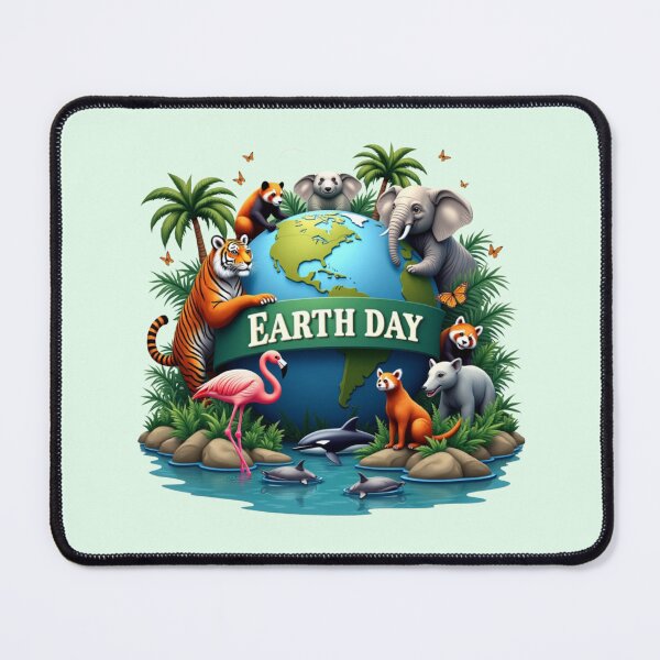 Item preview, Earth Day Wildlife Harmony | Animal Kingdom Globe designed and sold by PriyaMagic.