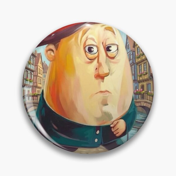 Item preview, Colmar France Travel Poster | Funny Alsace Character Art by the Canal designed and sold by LeQuirks.
