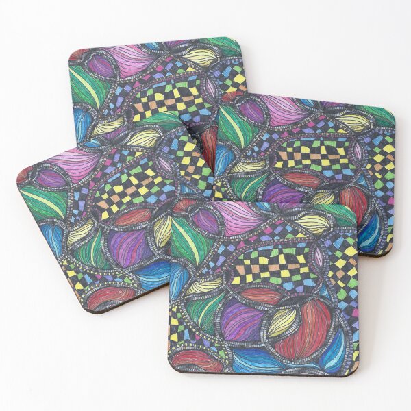 Item preview, Johnathan - Hand Drawn Thread and Checkered Pattern designed and sold by AJPrettyObscene.