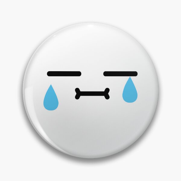 Item preview, Cute kawaii confused crying face designed and sold by BlushyPrint.