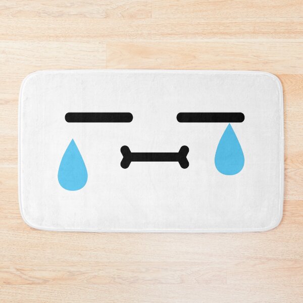 Item preview, Cute kawaii confused crying face designed and sold by BlushyPrint.