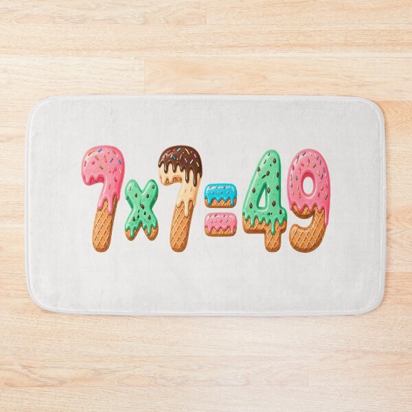 Item preview,  Meme 7 x 7 = 49 ,Girls  Math   designed and sold by erozzz.