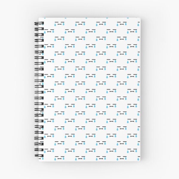 Item preview, Cute kawaii confused crying face pattern designed and sold by BlushyPrint.