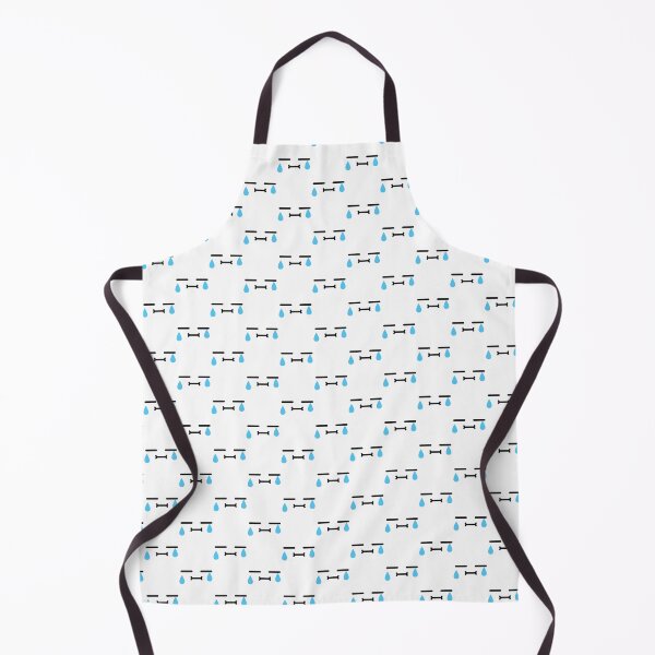 Item preview, Cute kawaii confused crying face pattern designed and sold by BlushyPrint.