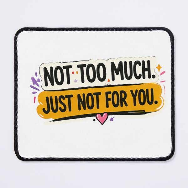 Item preview, Just Not For You designed and sold by RQCreative24.
