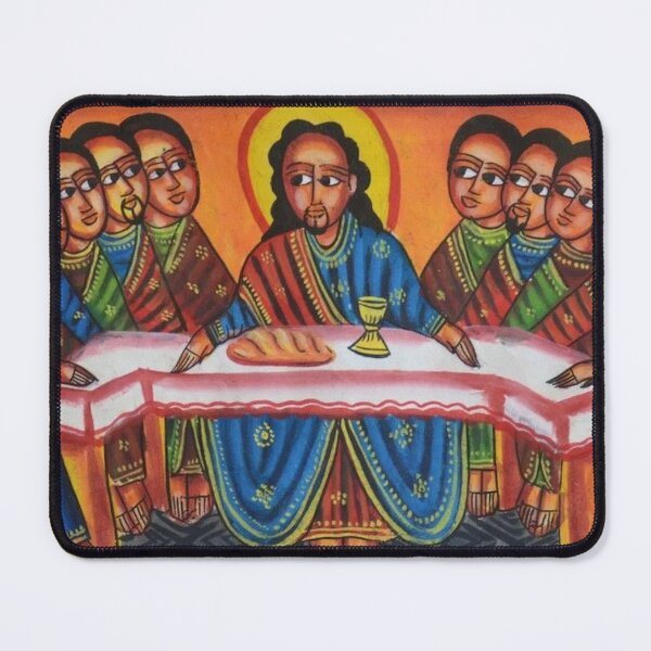 Item preview, Ethiopian Orthodox depiction of Jesus and his disciples at the last supper designed and sold by bluefrog.