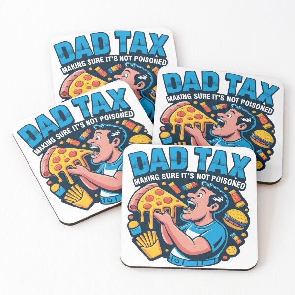 Item preview, Funny Dad Tax T-Shirt - Making Sure It's Not Poisoned Pizza Dad Tee designed and sold by MerchlyMike.
