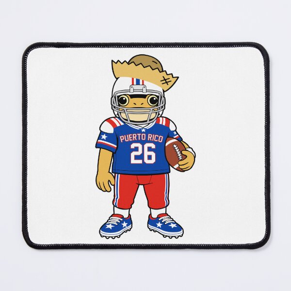 Item preview, Concho Frog Puerto Rico Football Jersey DTMF Era Inspired Design designed and sold by creatingmouseshop.