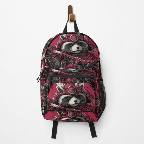 Item preview, Fierce Samurai Raccoons Embodying Strength Honor Illustrations designed and sold by ART ATTACK ZONE.