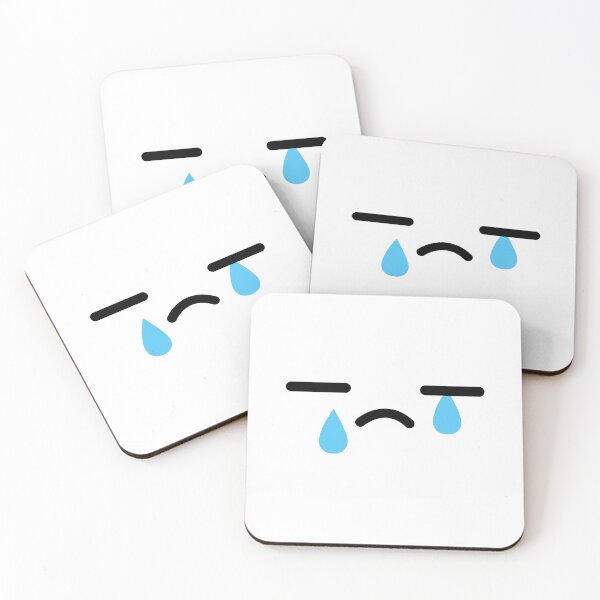 Item preview, Sweet kawaii sad crying face designed and sold by BlushyPrint.