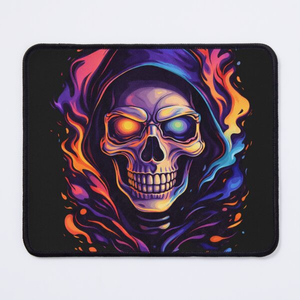 Item preview, Neon Skull Fire Graphic Streetwear T-Shirt designed and sold by Drip5.