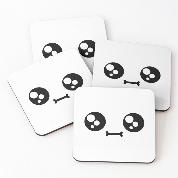 Item preview, Cute kawaii confused shiny eyes face designed and sold by BlushyPrint.