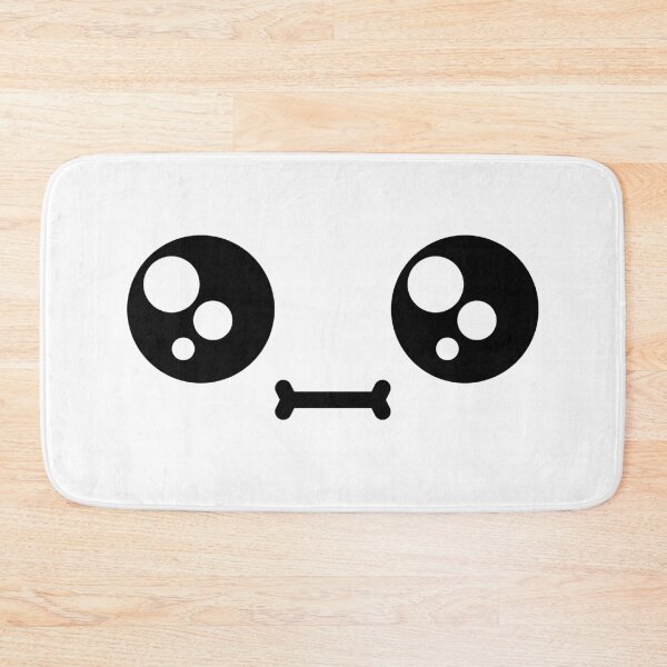 Item preview, Cute kawaii confused shiny eyes face designed and sold by BlushyPrint.