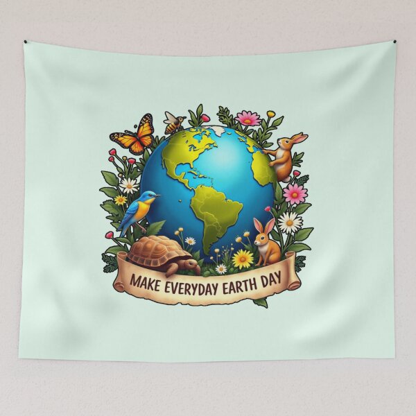 Item preview, Make Everyday Earth Day | Wildlife and Nature Globe designed and sold by PriyaMagic.