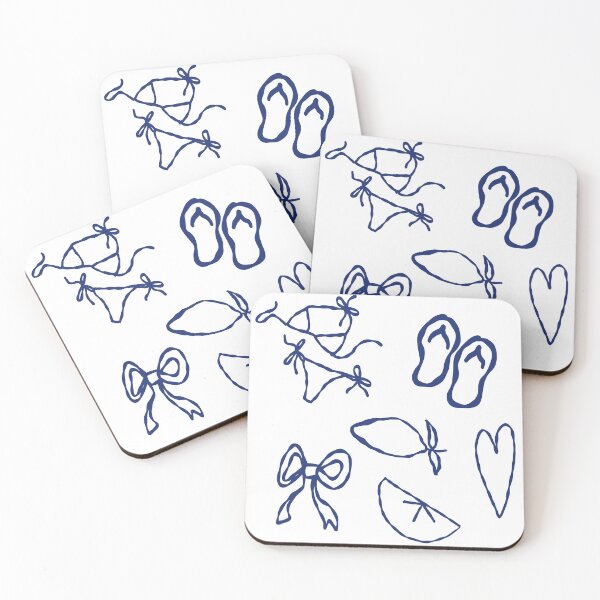 Item preview, Summer Icon Cluster Sticker Sheet: Euro Summer designed and sold by Moss and Myth.