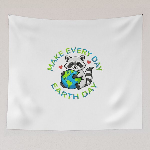 Item preview, Earth Day Make Every Day Earth Day Funny Environmental Graphic | Kawaii Nature Activist Meme Art Design designed and sold by MyTeeSh.