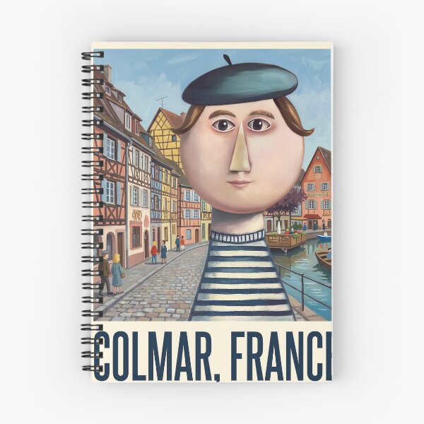 Item preview, Colmar France Travel Poster | French Character in Alsace Canal Town designed and sold by LeQuirks.
