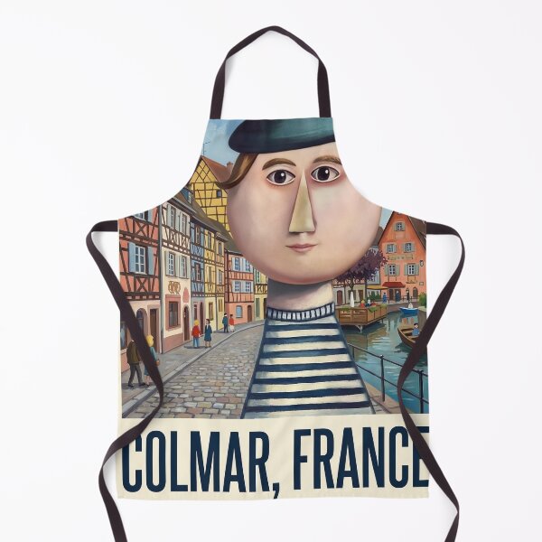 Item preview, Colmar France Travel Poster | French Character in Alsace Canal Town designed and sold by LeQuirks.