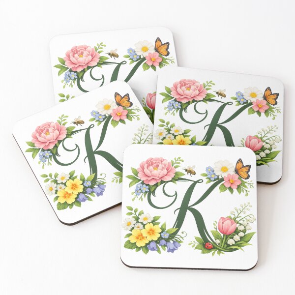 Item preview, Spring magic for Mom – her personal floral monogram designed and sold by CoolContent Factory.