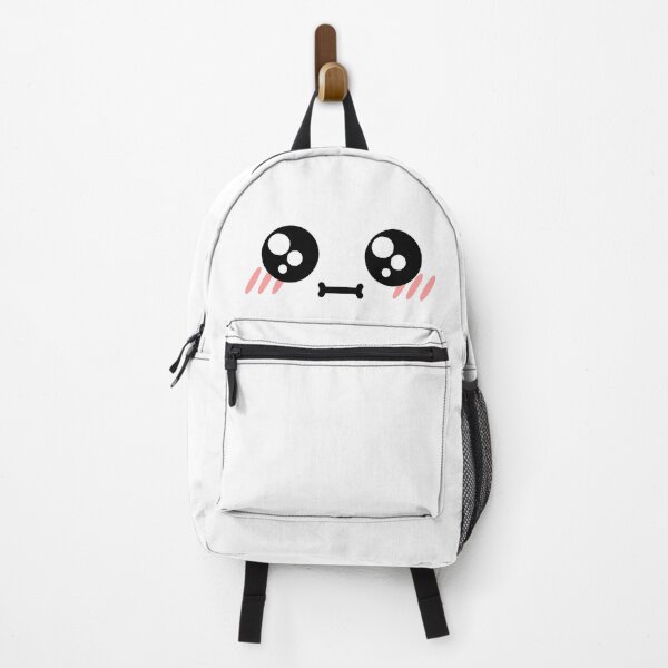 Item preview, Cute kawaii blushing confused shiny eyes face designed and sold by BlushyPrint.