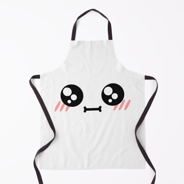 Item preview, Cute kawaii blushing confused shiny eyes face designed and sold by BlushyPrint.