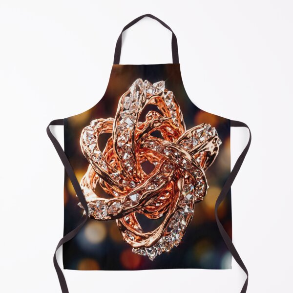Item preview, Rose Gold & Diamond Infinity Sculpture - Abstract Luxury Art designed and sold by lord-of-skins.